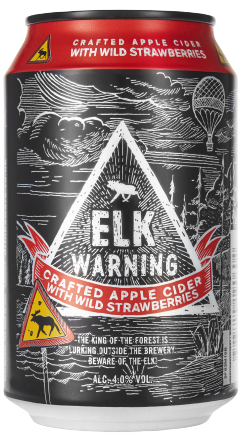 Elk Warning with Wild Strawberries