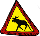 Elk warning